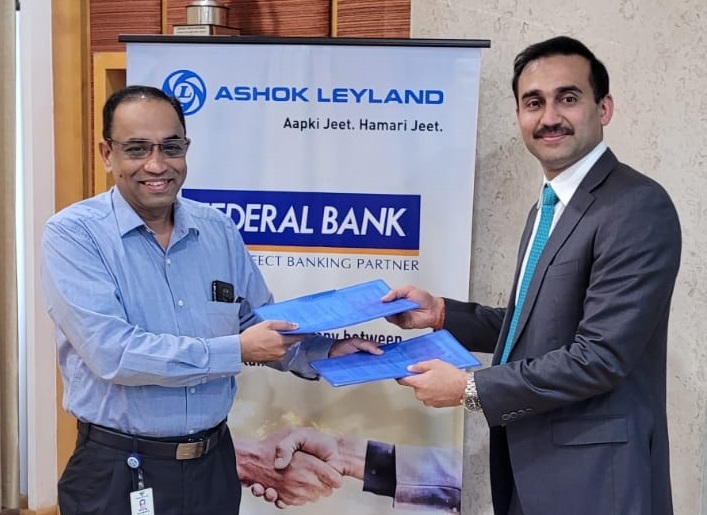 Federal Bank partners with Ashok Leyland - Construction Week India