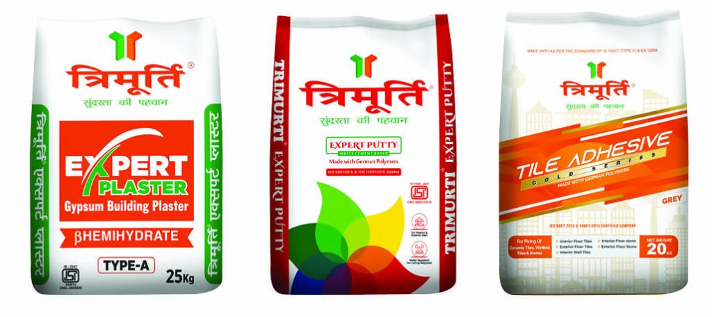 No. 1 wall putty in india  wall putty manufacturer in india - Trimurti  Products