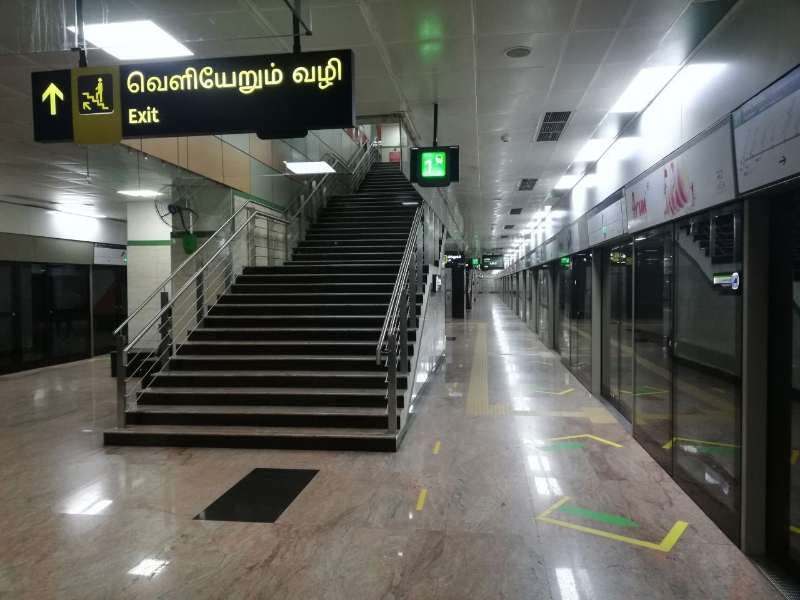 Innovative engineering at Chennai's deepest metro station by CMRL